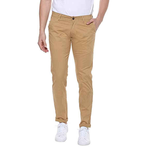 Cotton Mens Casual Trouser, for Anti-Shrink, Anti-Wrinkle, Technics : Handloom