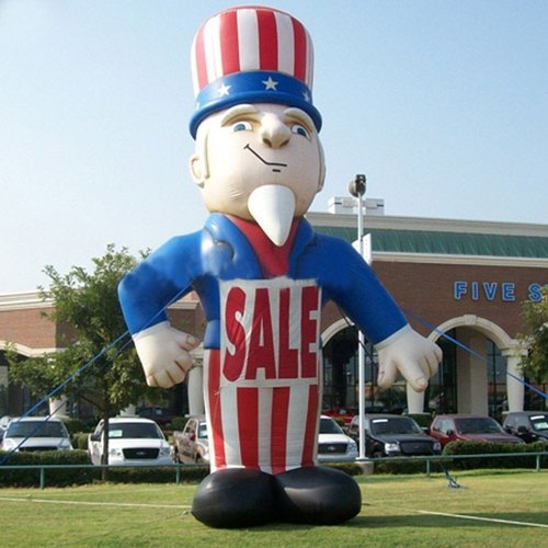 PVC Advertising Inflatable Cartoon, for Promotional, Pattern : Plain