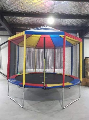 SS Frame Jumping Trampoline, for Outdoor, Size : 16 x 16 feet