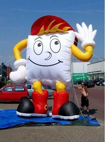 PVC Waterproof Inflatable Cartoon, for Promotional, Packaging Type : Laminated Film Packed