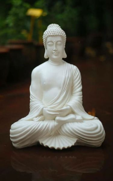 Polished Polyresin Buddha Statue, for Garden, Home, Size : 1 Feet