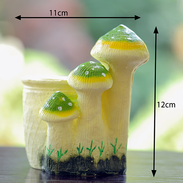 Mushroom Green Pot