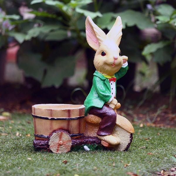 Rabbit Riding cart, for planting, Color : multi