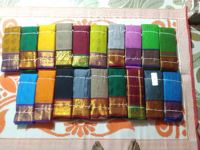 Gas Masaraiesed Pure cotton Sarees, Packaging Type : Box