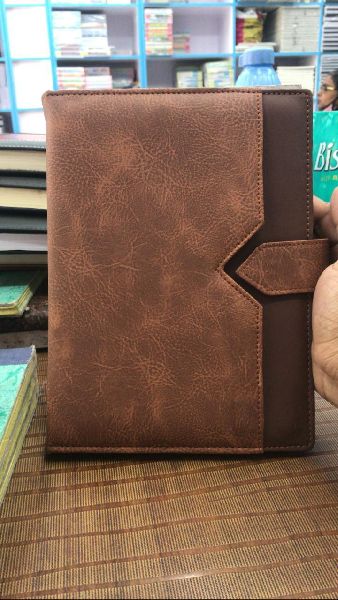 Leather Diary, for Gifting, Personal, Feature : Double Sided Printing, Reasonable Cost, Pulp Wood
