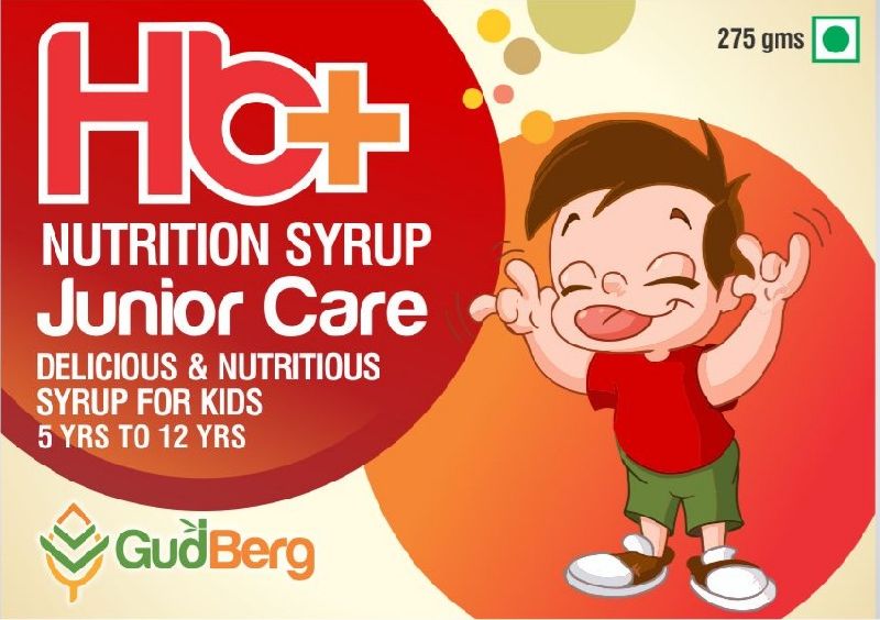 GudBerg Junior Care Nutrition Syrup, Packaging Type : The Box Contains Of 46 Bottles