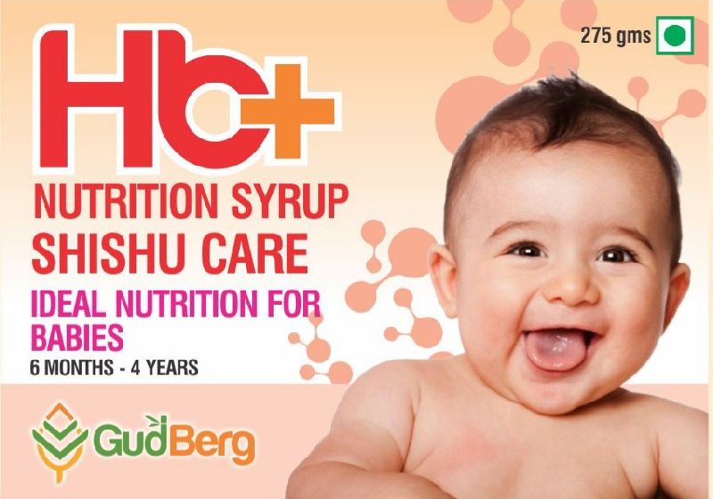 GudBerg Shishu Care Nutrition Syrup, for Nuro Development, Packaging Size : 200 Ml, 275gm