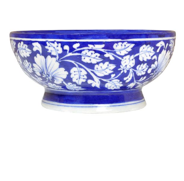 Jaipuri Blue Pottery Bowl