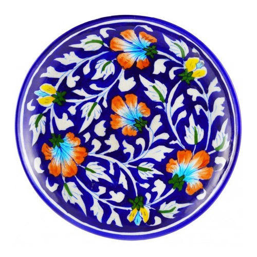 Jaipuri Blue Pottery Plate