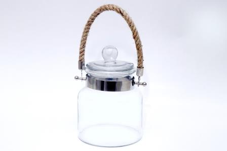 Hanging Glass Jar, Capacity : 500 Ml