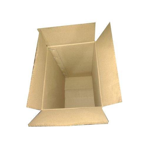 Rectangular 3 Ply Corrugated Carton Box, for Goods Packaging, Pattern : Plain