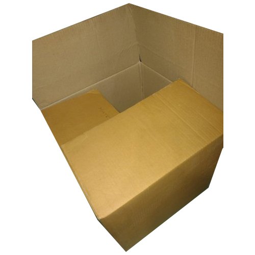 Plain Corrugated Carton Box, for Goods Packaging, Shape : Rectangular, Square