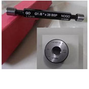 Round Stainless Steel Thread BSP Gauge, for Measuring, Size : Standard
