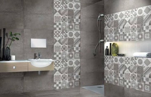 Ceramic bathroom tiles, Feature : Acid Resistant, Anti Bacterial, Heat Resistant, Non Toxic
