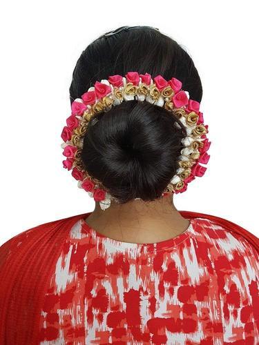 Fluto-juda-flowers-hair-accessories-flowers-gajra-for-women-28pink - New  Style, Delhi, Delhi