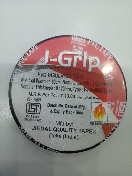 J-GRIP Printed Pvc Insulation Tape, Width : 15-20mm