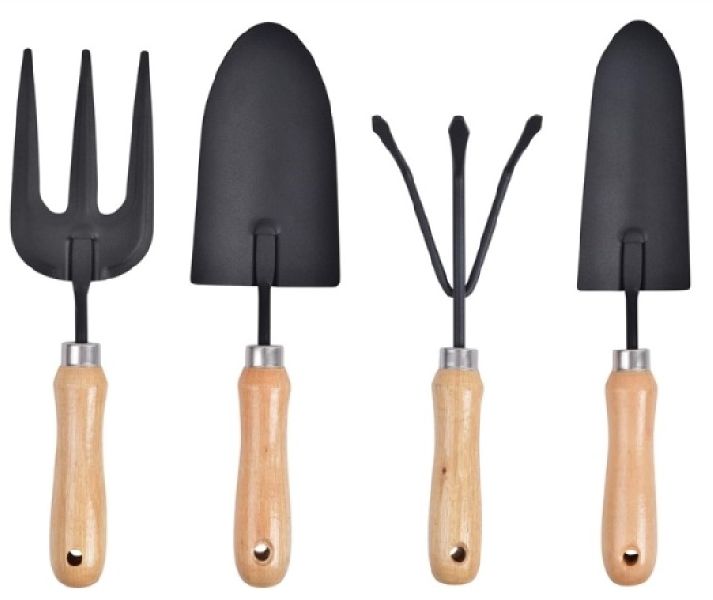 Cast Iron Small garden tools, Color : Black