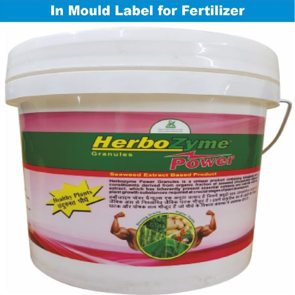 Glossy Plastic Fertilizer In Mould Label, for Packaging, Pattern : Printed