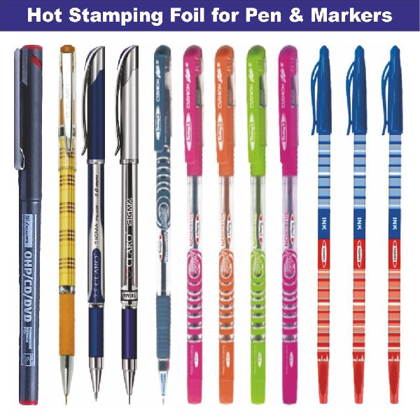 Pen & Marker Hot Stamping Foil, Length : 100-120mm