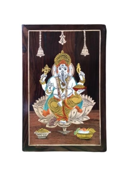 Wooden Lord Ganesha Wall Hanging