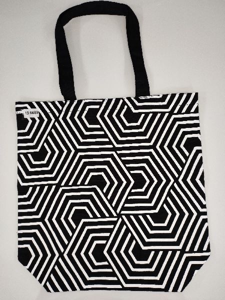 COTTON PRINTED BAG . ., for SHOPPING, OFFICE, COLLEGE, Size : Multisizes