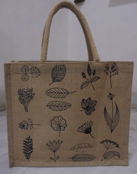 ISPL PRINTED LAMINATED JUTE BAG, for Daily Use, Shopping, OFFICE, Size : Multisizes