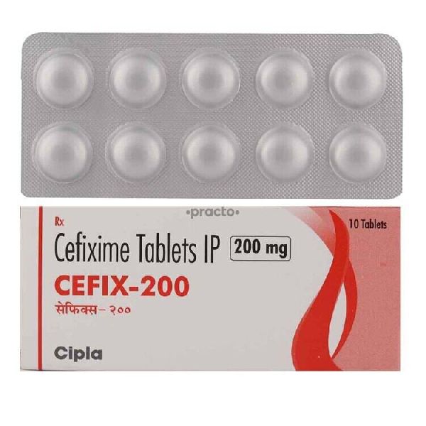 Cefixime 200 Mg Tablets, Grade Standard : Medicine Grade