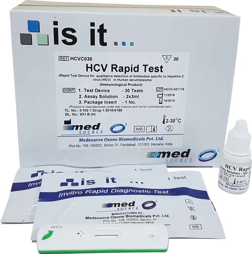 HCV Rapid Diagnostic Test, for Clinical, Hospital, Feature : High Accuracy