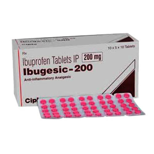 Ibuprofen 200 Mg Tablets, for Hospital, Clinic