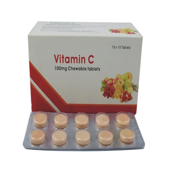 Vitamin C 100 Mg Chewable Tablets