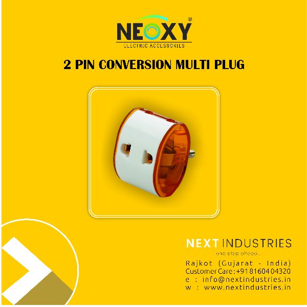 Metal 2 pin conversion plug, for Electrical Fittings, Feature : Corrosion Proof, Durable, Finely Finished