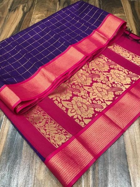 Chanderi cotton sarees, Saree Length : 6.5 Meter