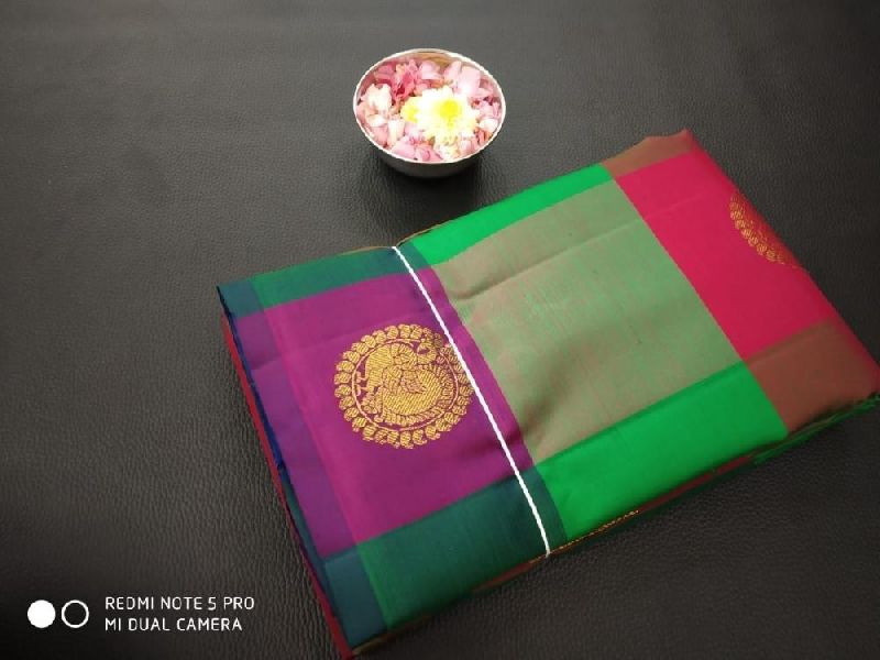 Kanchipuram pure silk sarees, Feature : Dry Cleaning
