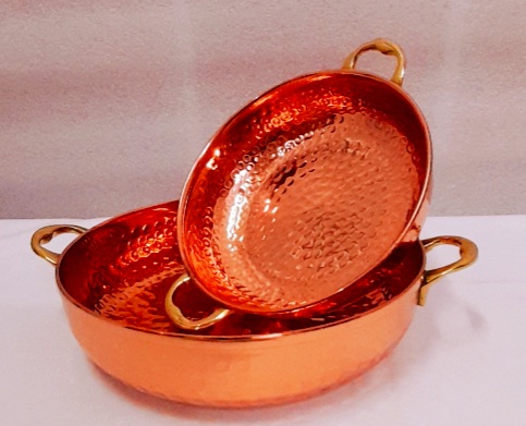 Copper Kadai Set