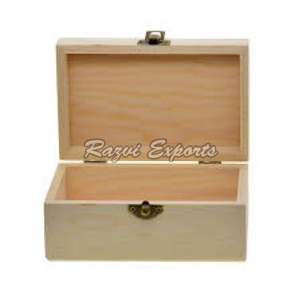 Wooden Jewellery Box with Lid (Re-007,4)