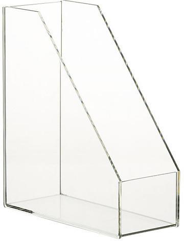 Acrylic Magazine Stand, for Office, Home, Color : Transparent