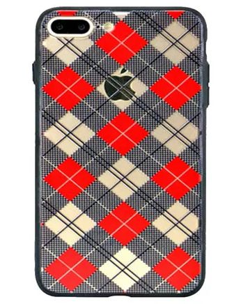 Checkered Printed Mobile Phone Cover, Size : Standard