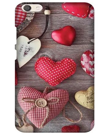 Heart Printed Mobile Phone Cover, Size : Standard