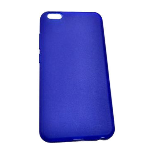 Rectangle Plain Blue Mobile Phone Cover, Size : Standard