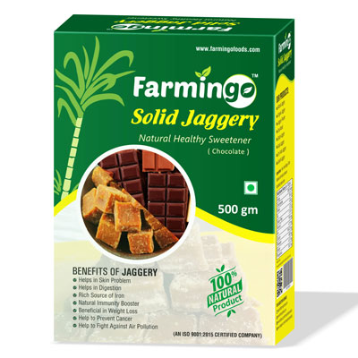 Solid Jaggery and Chocolate Sweetener, for Tea, Feature : Safe Packaging