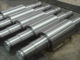 Round Polished Cast Iron Forged Rolls, for Industrial, Color : Grey
