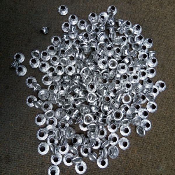 Polished Aluminium No. 700 Aluminum Eyelets, for Shoe, Paper bags, Tag, Curtain, Feature : Lightweight