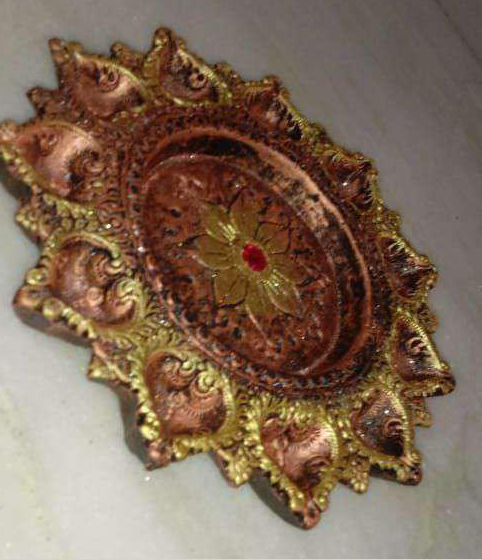 Handmade Diya Plate