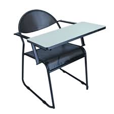 Metal Writing Pad Chair, for Coaching, Tuition, College, Style : Modern