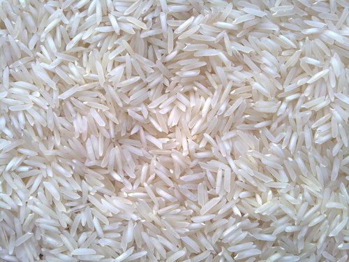 Organic Pusa Raw Basmati Rice, for Rich nutrition, Delicious taste, Non-stickiness, Color : White