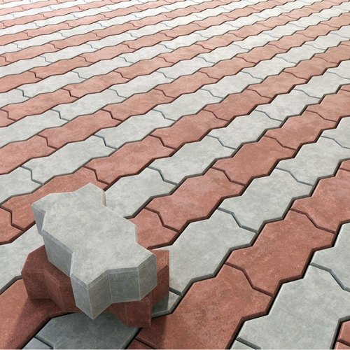 Polished Solid Cement Landscaping Paver Blocks, for Floor, Feature : Crack Resistance, Optimum Strength