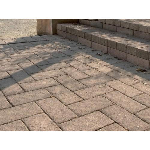 Polished Plain concrete paver block, Size : 4 x 8 Inch