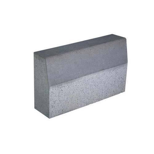 Rectangular Polished Concrete Grey Kerbstone, Pattern : Plain