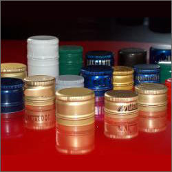Round Multicolor Aluminium PP Caps, for Bottle Sealing, Size : Standard