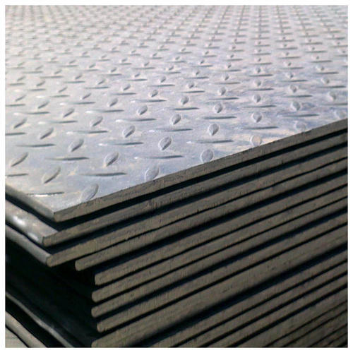 Square Mild Steel Chequered Plate, for Industrial, Technics : Cold Drawn, Extruded